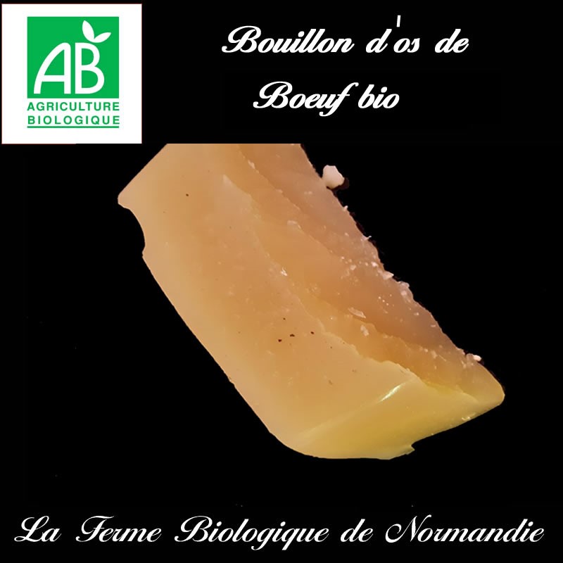 Bouillon d'os de bœuf - 100% bio