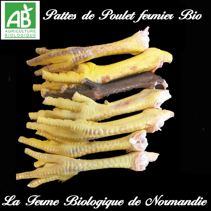 Pattes de poulet bio