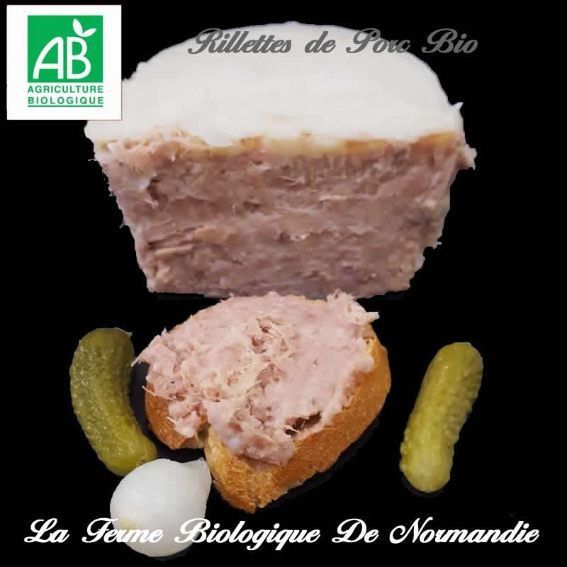 Rillettes de porc bio