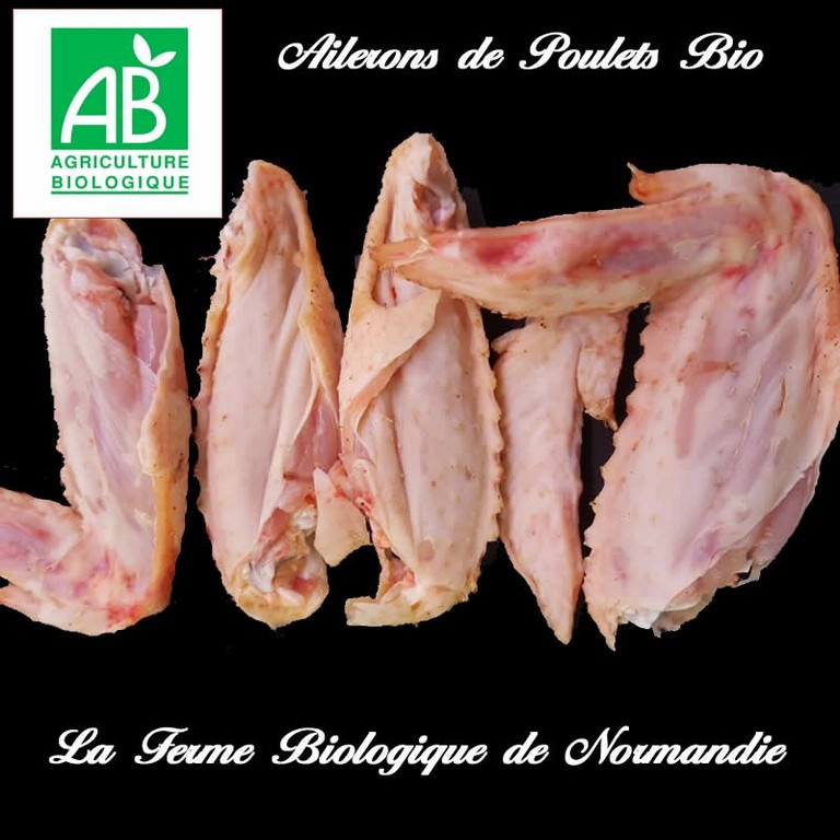 Ailerons de poulet bio 400g