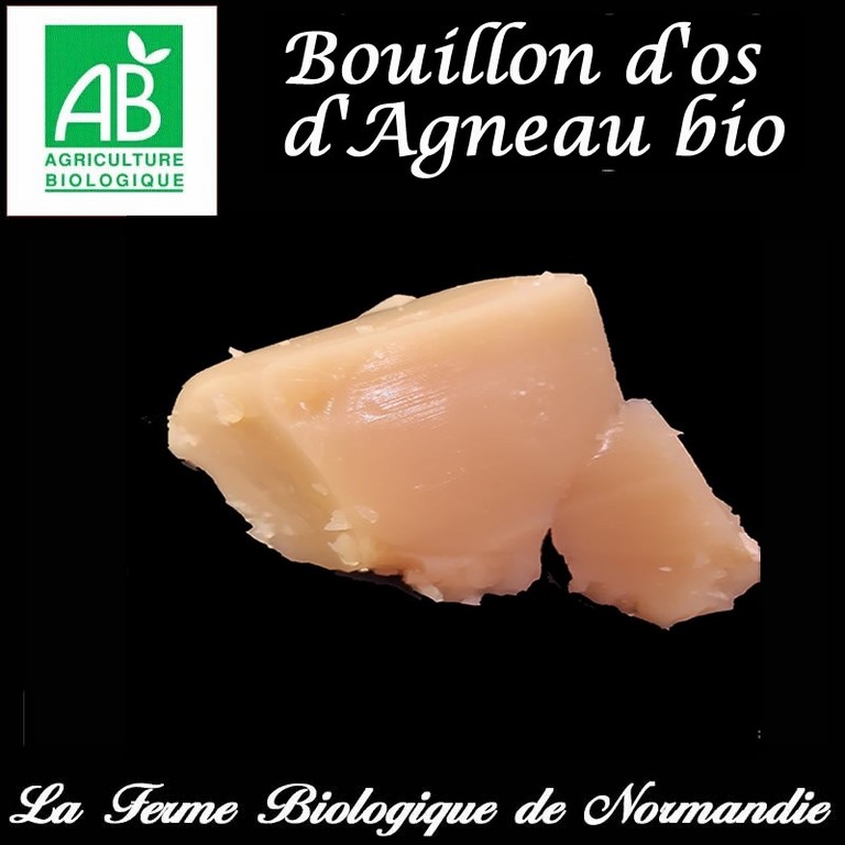 Bouillon d'os d'agneau  bio