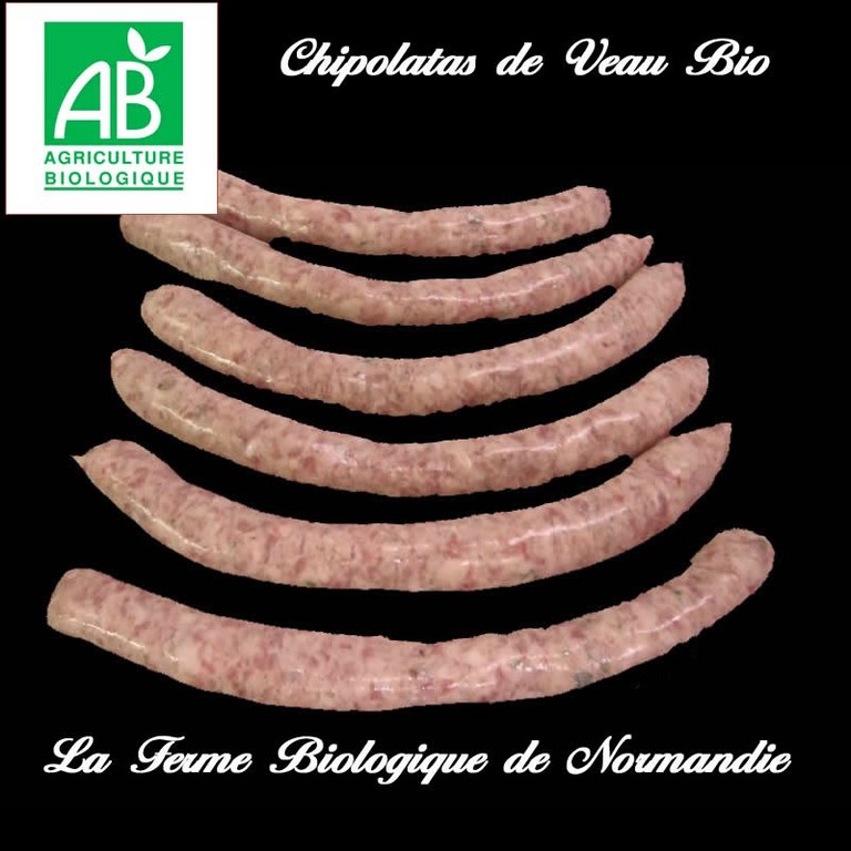 Chipos de veau bio poids 500g