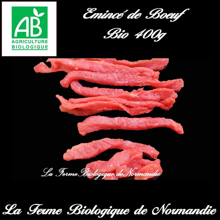 Emincé de boeuf bio