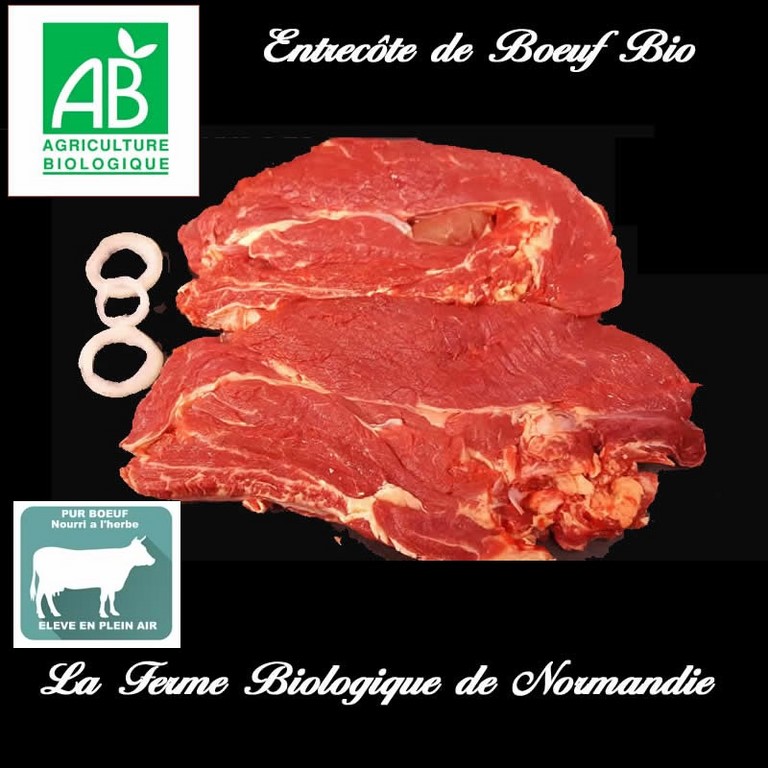 Entrecote de boeuf bio basse cote 400g