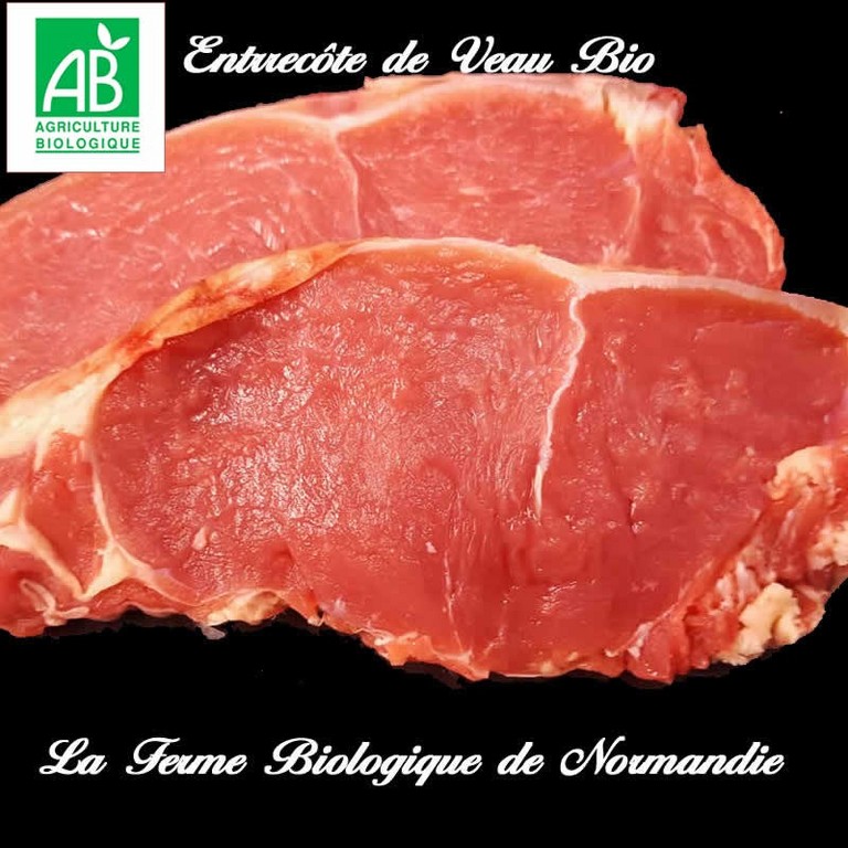 entrecote de veau bio 400g