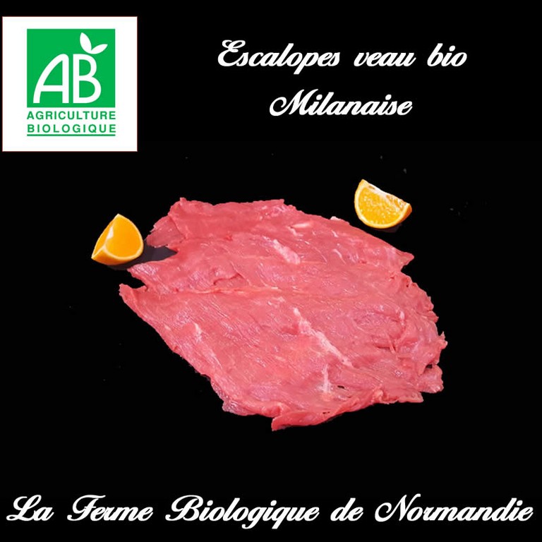 Escalope de veau bio milanaise 300g