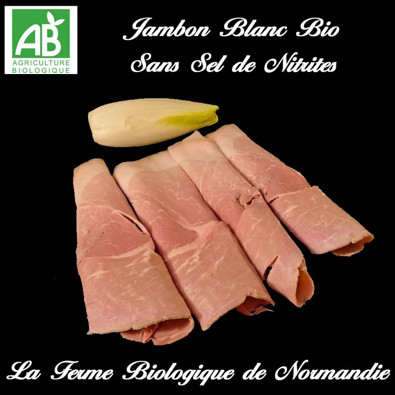 Jambon blanc bio sans sel nitrité