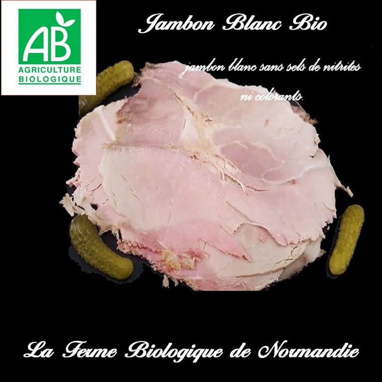 Jambon blanc bio sans sel nitrité