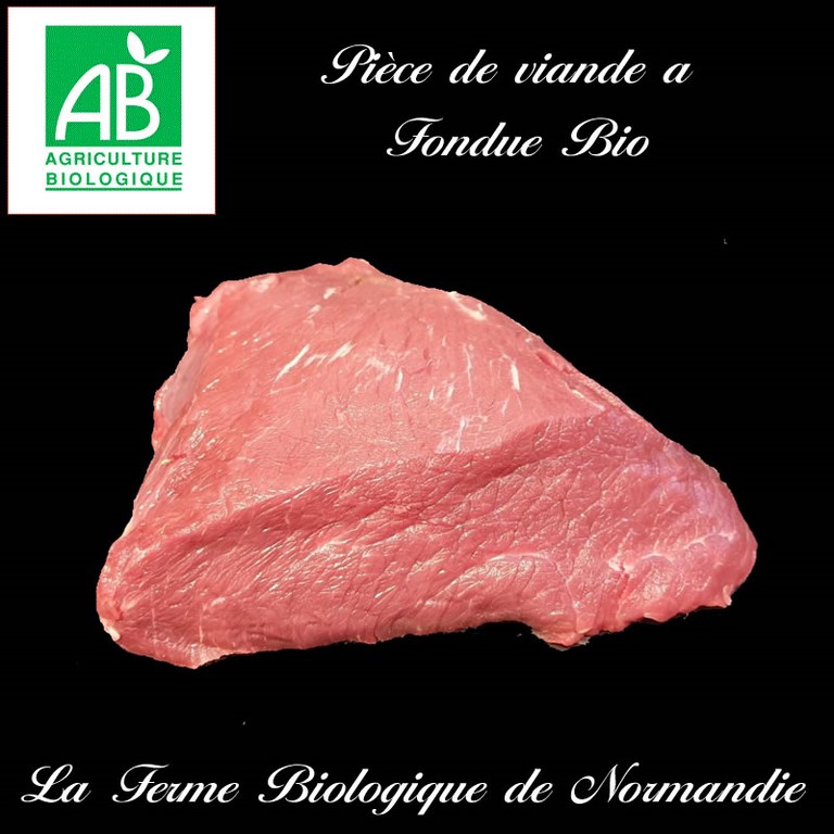 Viande a fondue boeuf bio 400g race limousine