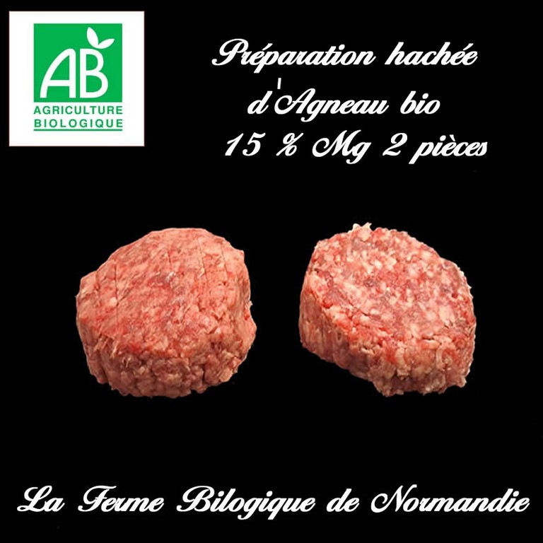 preparation hachée d'agneau bio