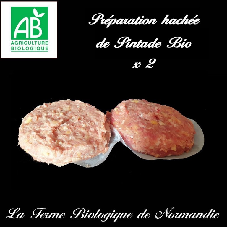 préparation hachée de poulet bio 