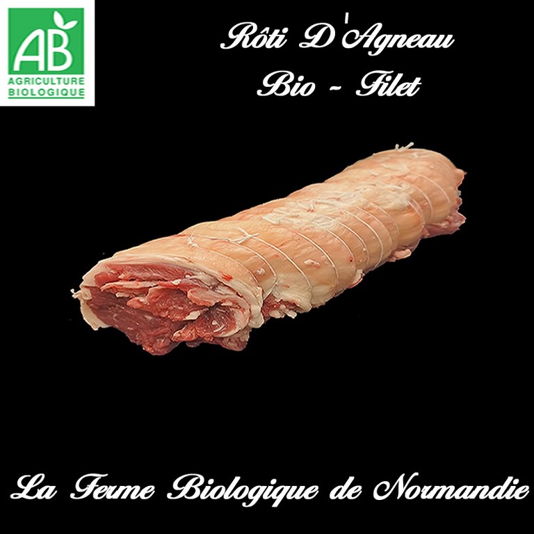 Roti tournedos filet d'agneau bio dénervé