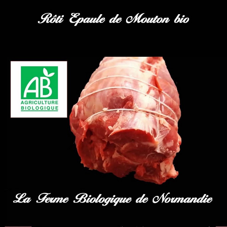 Epaule de mouton bio sans os 600g