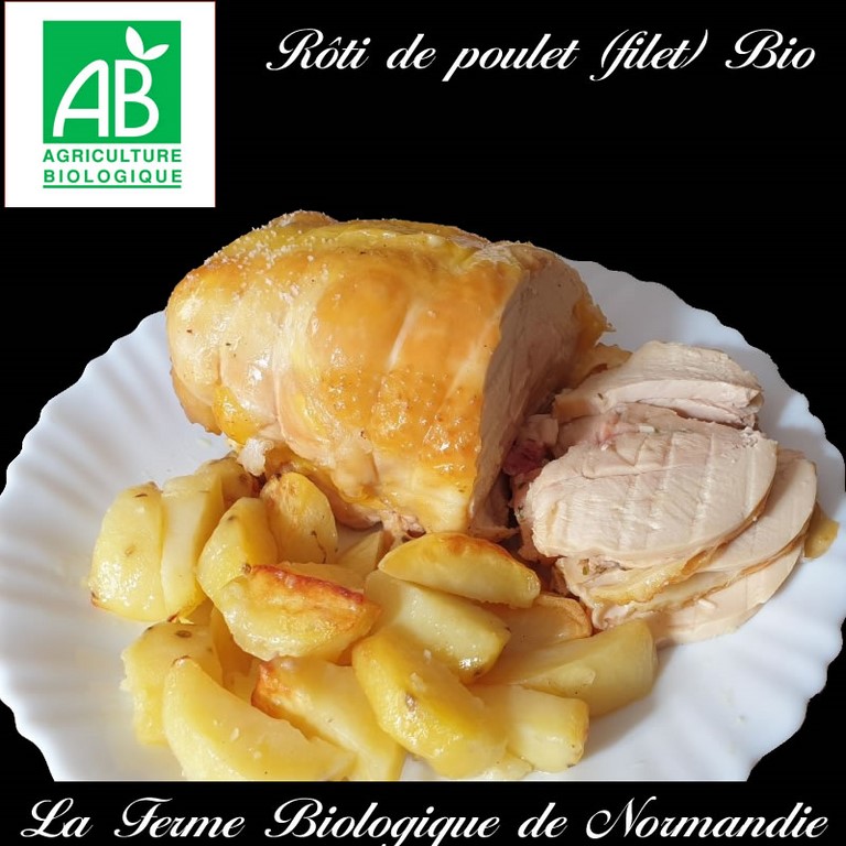 Roti de Poulet  bio  (cuisse)