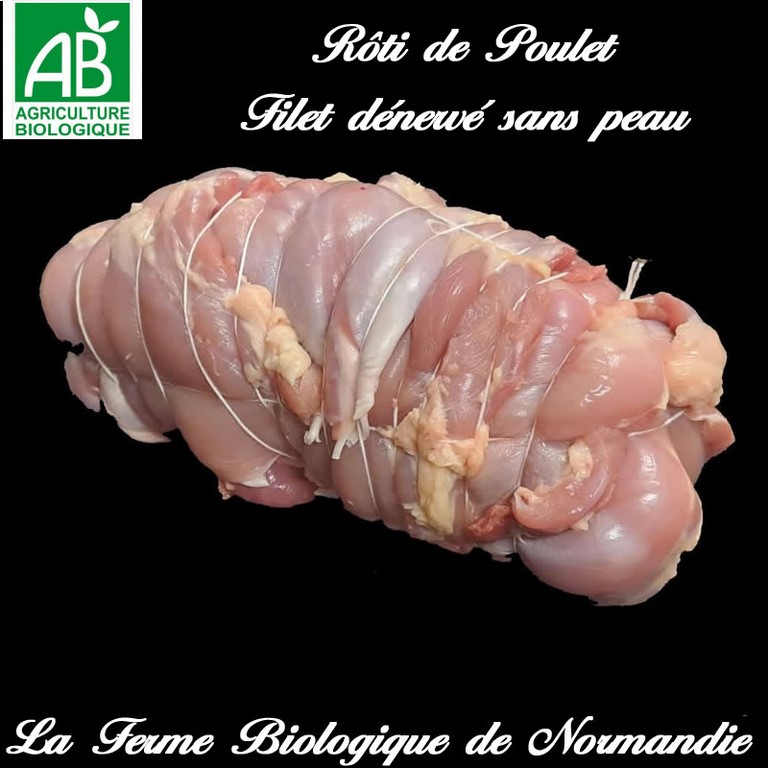 Roti de Poulet  bio  (cuisse)