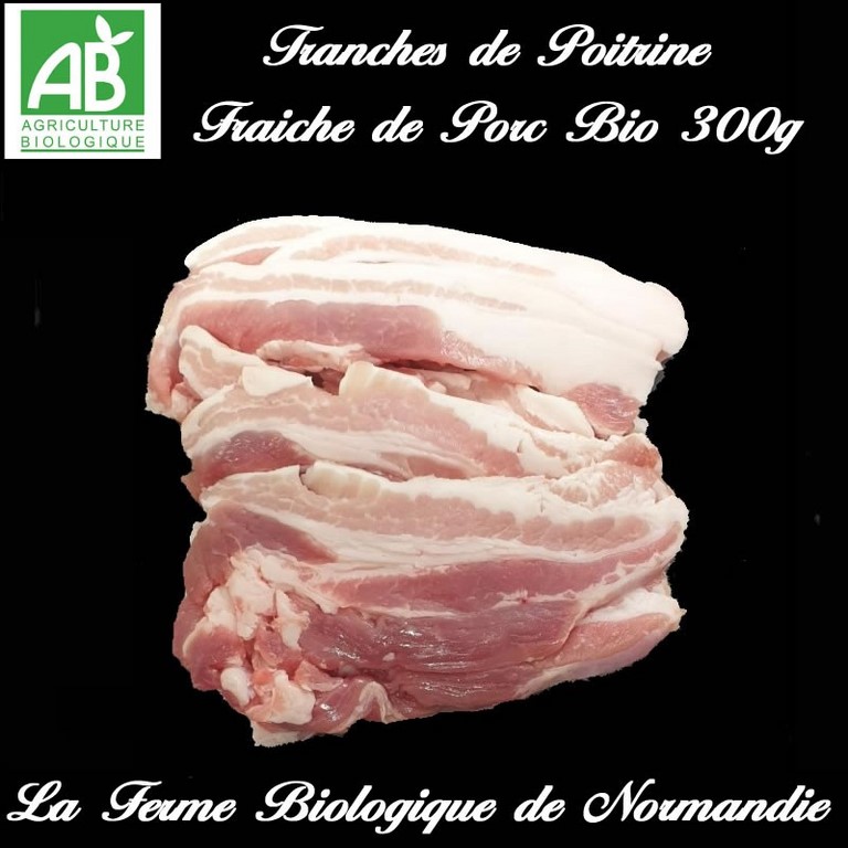 Tranches de poitrine bio 300g