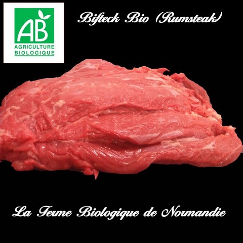 Bifteck boeuf d'herbe bio