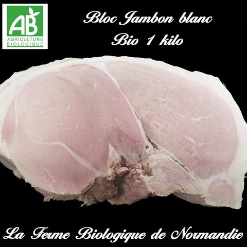 jambon blanc bio sans sel nitrité