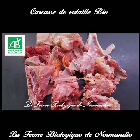 Carcasse de dinde bio