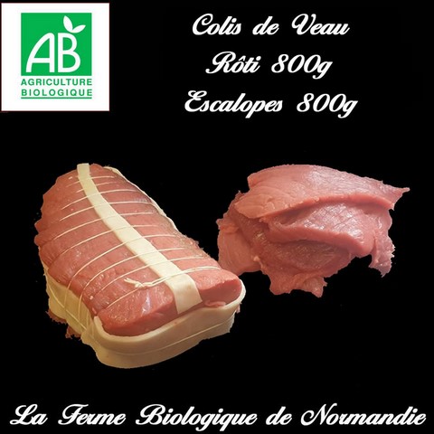 Produits frais viande de veau bio