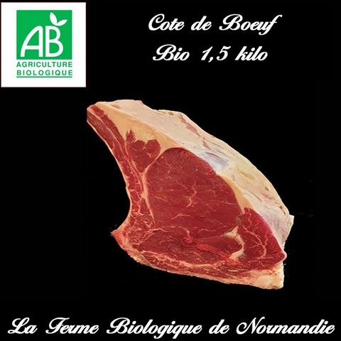 cote de boeuf bio 1,5 kilo