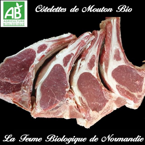 Cotelettes de mouton bio 500g