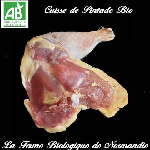 Cuisse de pintade fermière bio