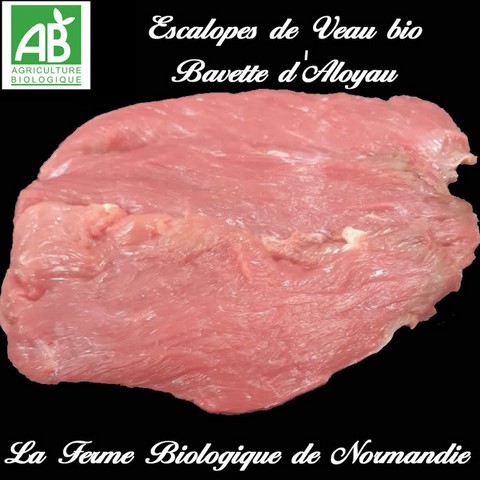 Escalope de veau bio direct producteur