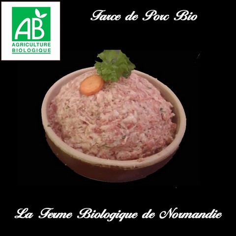 Farce de porc bio 500g