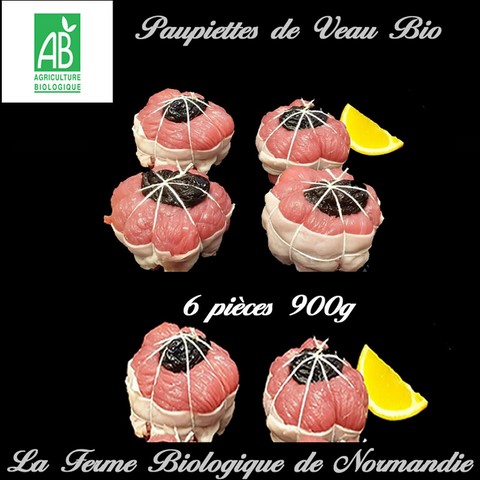 Paupiettes de veau bio 900g