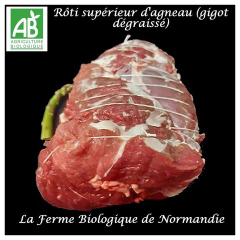 Roti d'agneau bio direct producteur