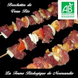 Brochettes de veau bio Brochettes de veau bio