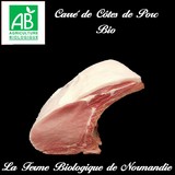 Carré cotes de porc bio 1kilo