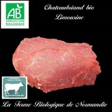 Chateaubriand boeuf bio 400g race limousine Chateaubriand boeuf bio 400g race limousine