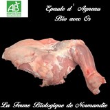 Epaule d'agneau bio  avec os 800g