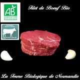 Filet de boeuf bio race limousine  poids 200g