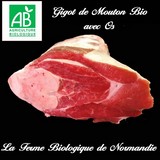 Gigot de mouton bio avec os 800g