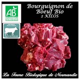 Bourguignon de boeuf bio 2 kilos