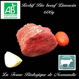 Rosbif de boeuf bio poids 600g race limousine