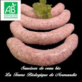 Saucisses de veau fermier bio